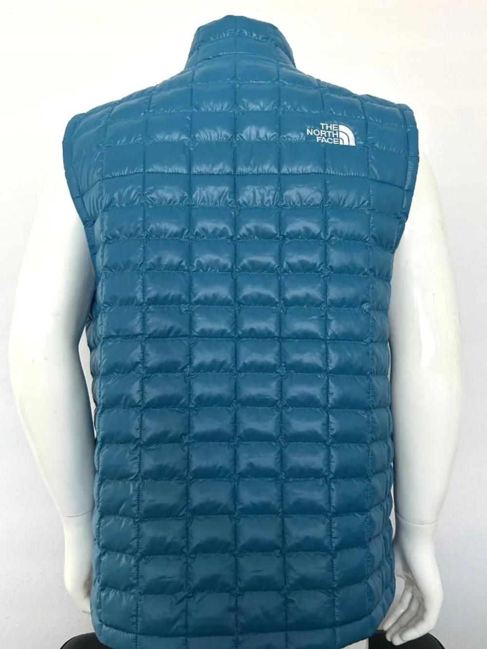 THE NORTH FACE MEN'S THERMOBALL INSULATED VEST DUST BLUE size M, L, XL, XXL